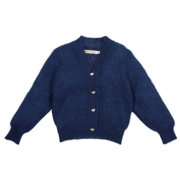 the new society lina cardigan infinite navy