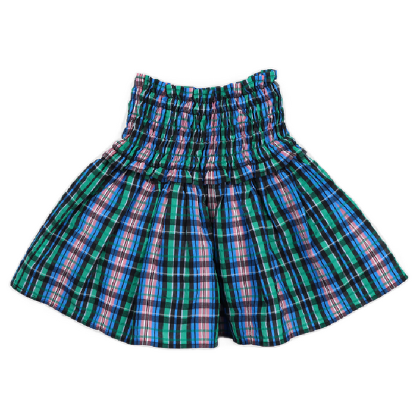 the new society lidia skirt infinite navy check