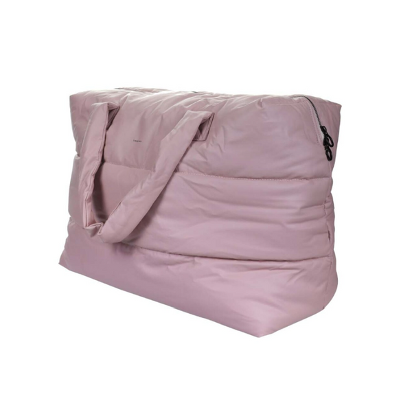 tinne + mia camill big puffy weekend bag rose smoke