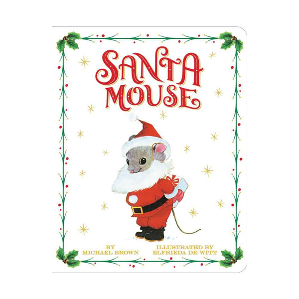 santa mouse board book