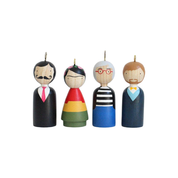 the modern artist i ornaments set