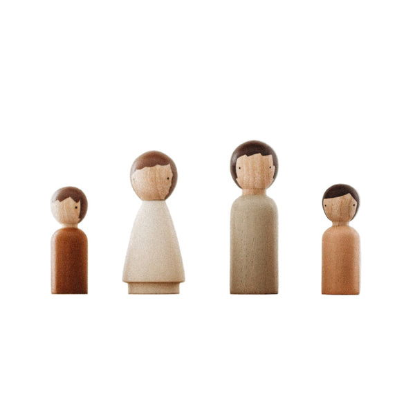 the organic family peg doll set