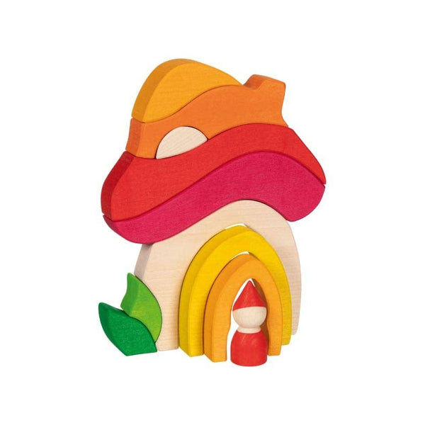 mushroom house building set