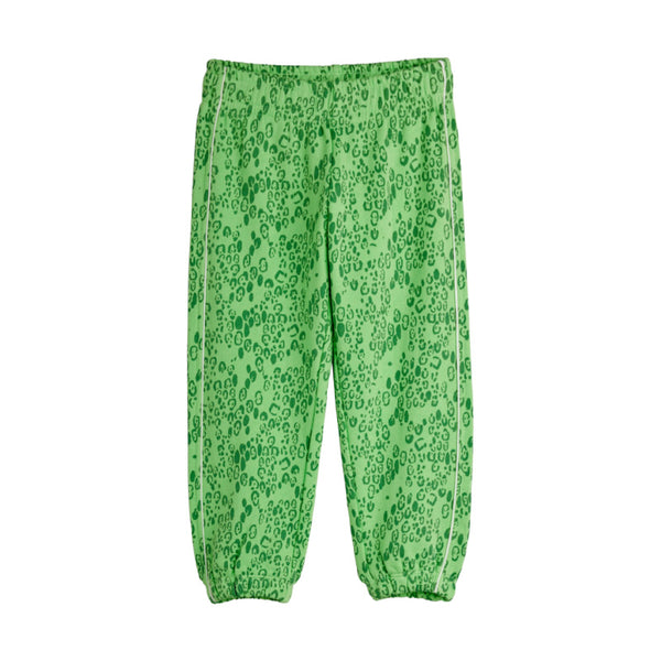 mini rodini leopard aop sweatpants green