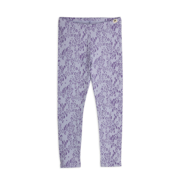 mini rodini leopard aop leggings purple