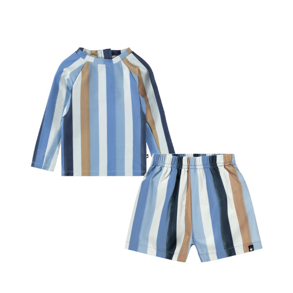 molo baby swim set painted stripes