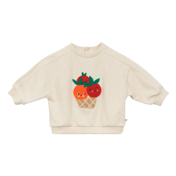 arsene & les pipelettes florentina ice baby sweatshirt