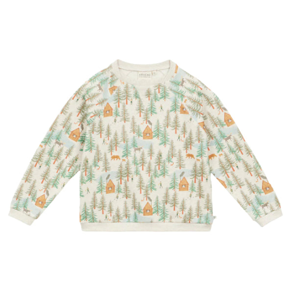 arsene & les pipelettes sweatshirt forest