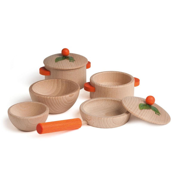 erzi cooking play set natural