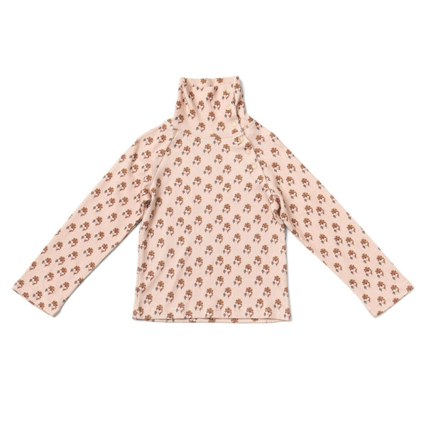 lali snap turtleneck floral