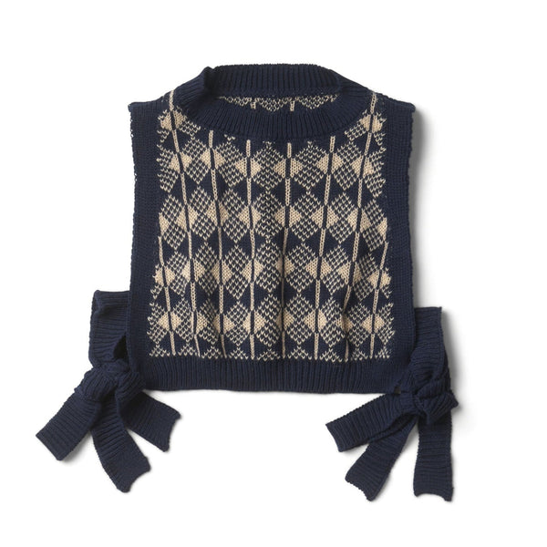 lali eden vest ivory/blue