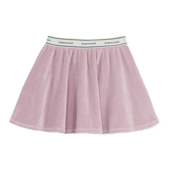 mipounet aurora velvet skirt mauve