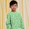 mini rodini mini leopard sweatshirt green