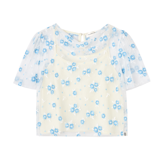 the animals observatory seagull blouse white