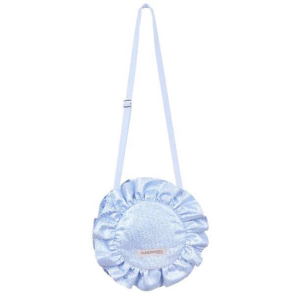 hucklebones rosette bag spring sky blue