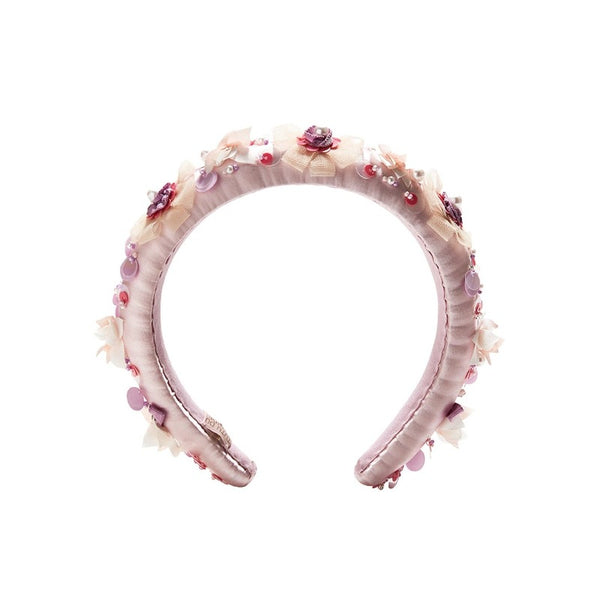tutu du monde portrait flower headband pink cloud
