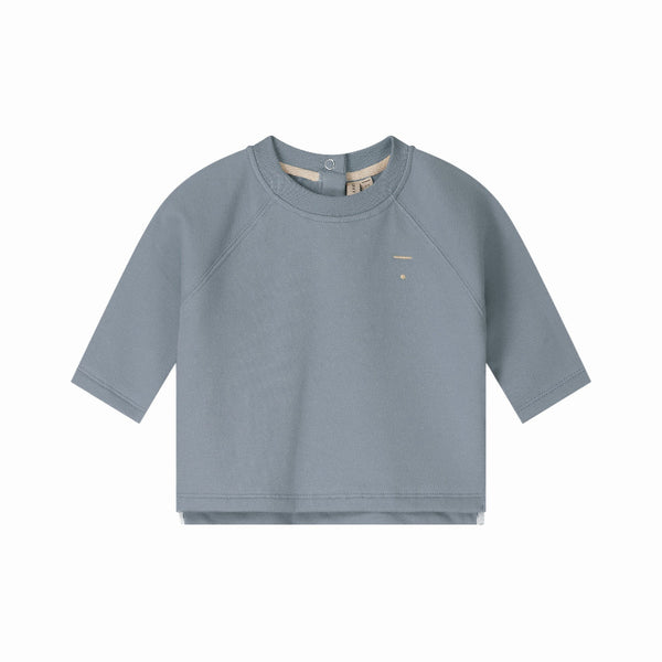 gray label baby crewneck sweatshirt stone gray