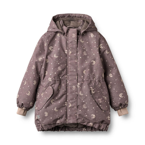 wheat tove technical jacket plum stars