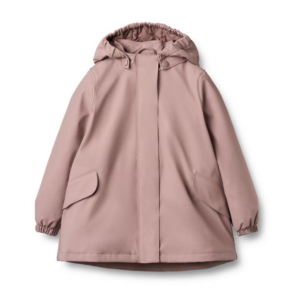 wheat rika thermo raincoat dusty lavender