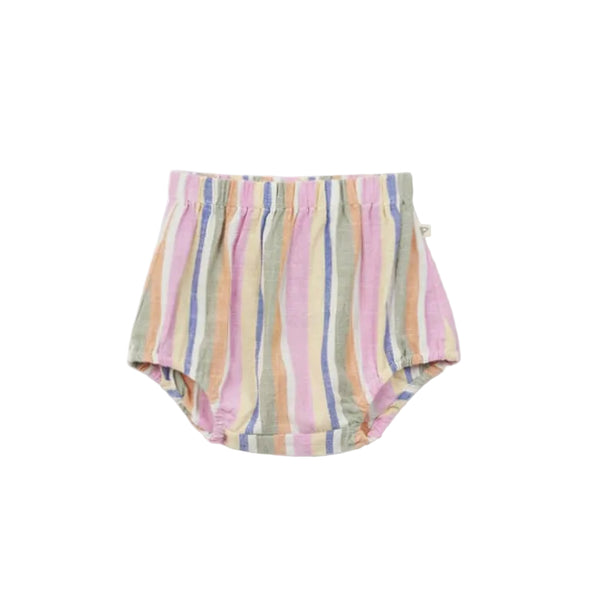 arsene & les pipelettes bayadere striped baby bloomer multicolor