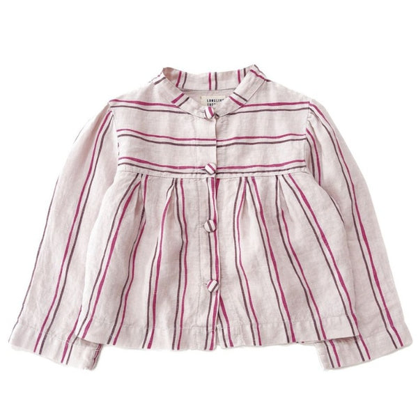 long live the queen linen jacket stripes