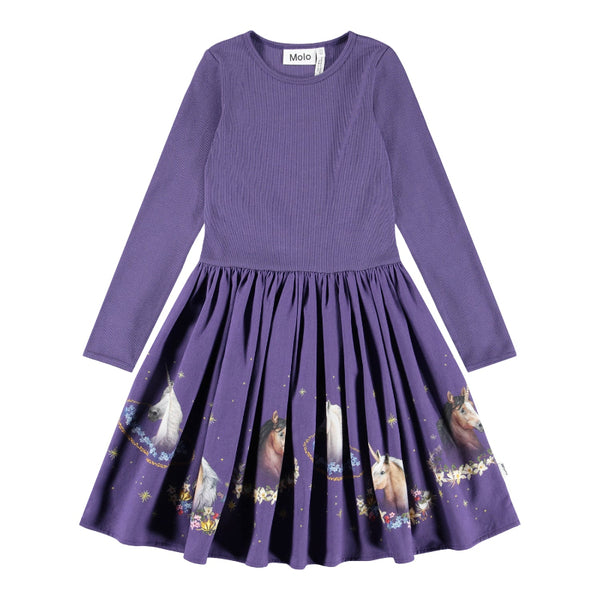 molo casie warm dress unicorn cosmos