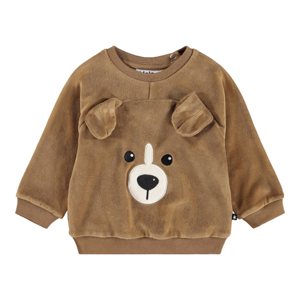 molo doggy baby sweatshirt fawn