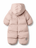 wheat nallo baby puffer suit soft rose powder