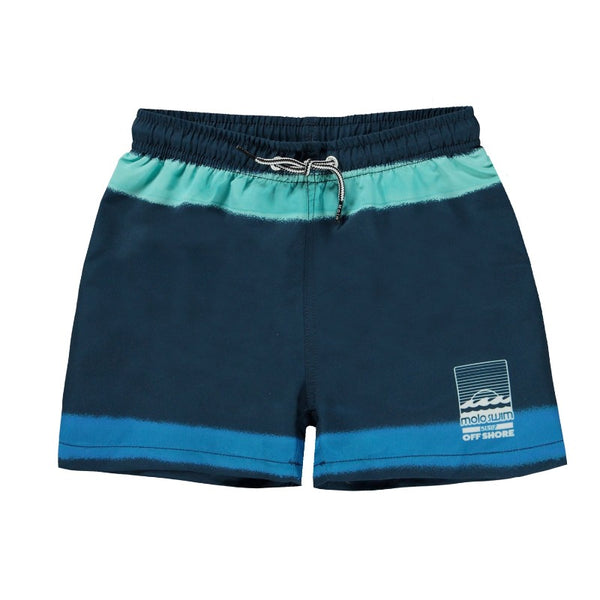 molo niko swim short spray on navy