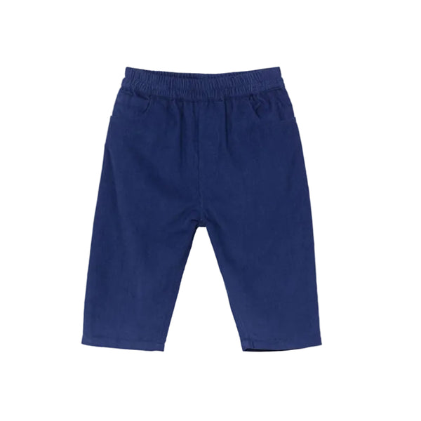 arsene & les pipelettes fine corduroy baby marine blue