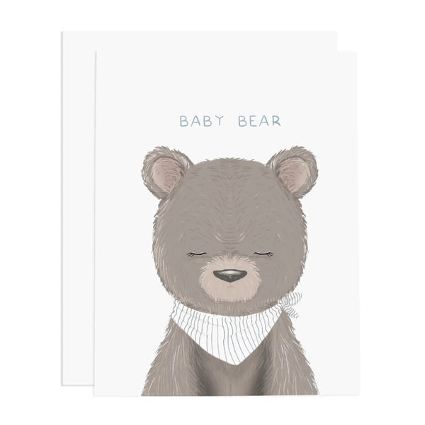 ramus & co baby bear greeting card