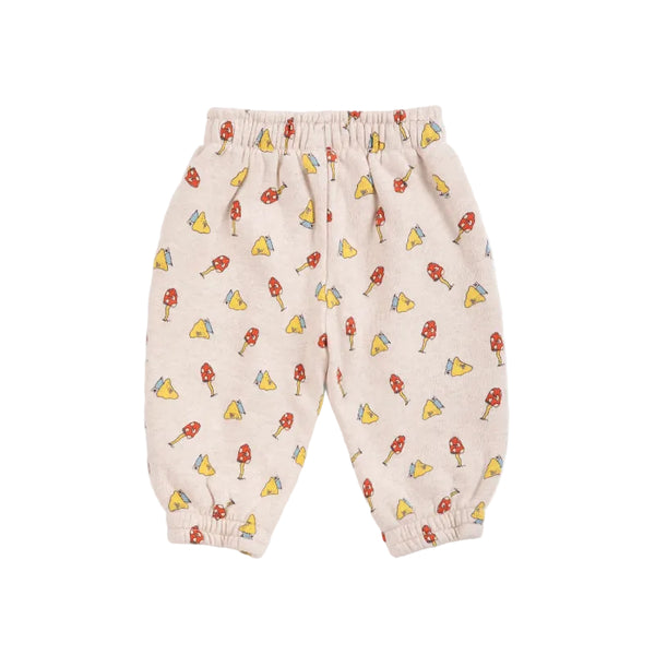 bobo choses mush monster duo all over baby jogging pants off-white