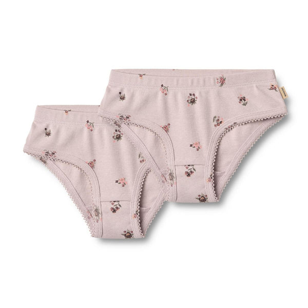wheat havanna briefs set soft lilac flowers