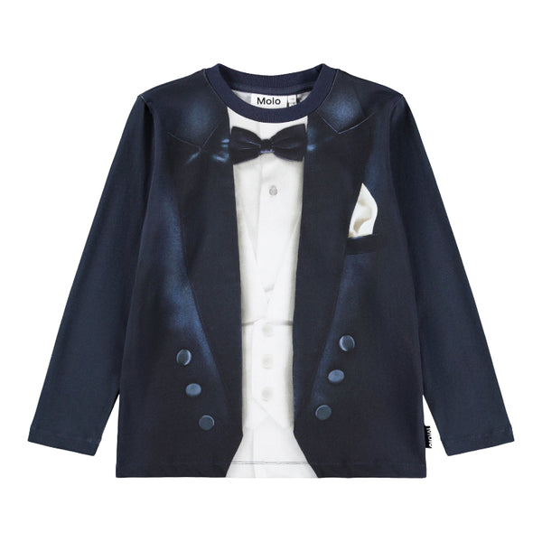 molo reif long sleeve t-shirt tuxedo