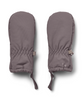 wheat baby mittens with zipper purple stone