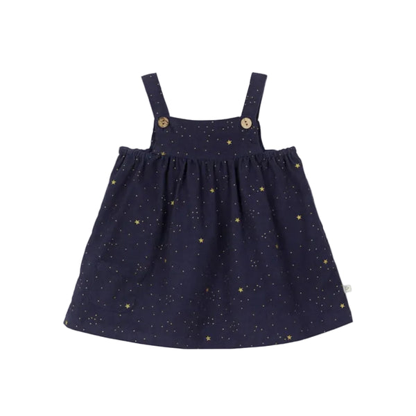 arsene & les pipelettes stars baby dress navy blue