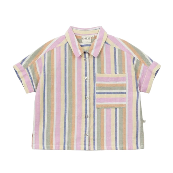 arsene & les pipelettes bayadere striped blouse multicolor