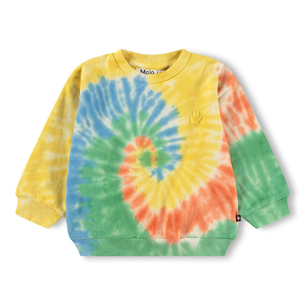 molo dear baby sweatshirt shiny swirl