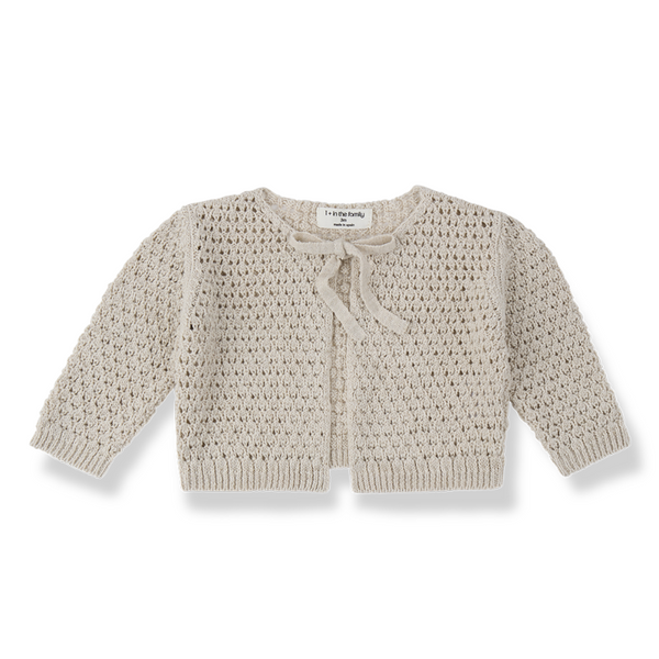 1+ in the family fontanilles baby cardigan beige