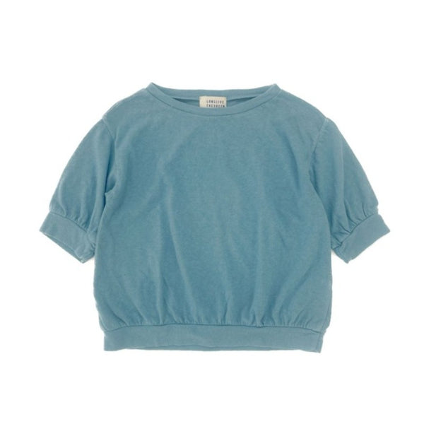 long live the queen puffed tee sky blue