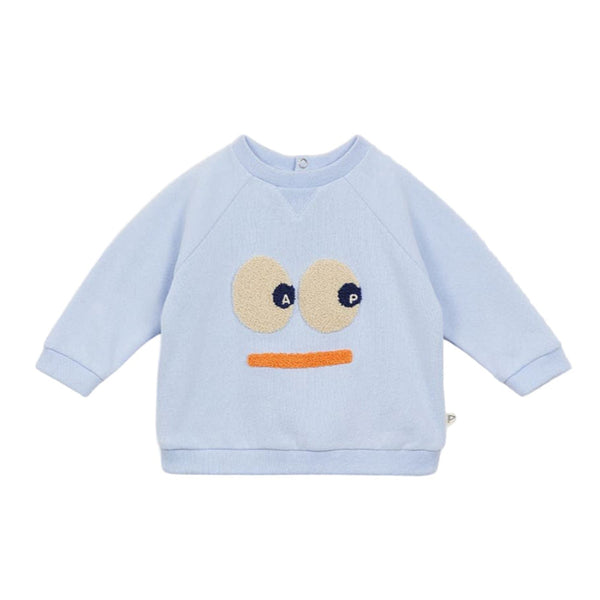 arsene & les pipelettes baby sweatshirt smile