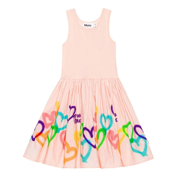 molo cassandra dress colorful hearts