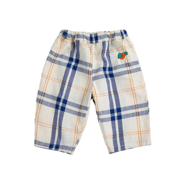 bobo choses fun tartan baby pants multicolor