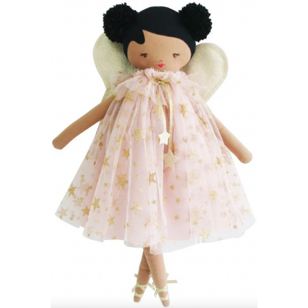 alimrose lily fairy doll pink gold star