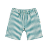 arsene & les pipelettes striped bermuda shorts green