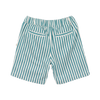 arsene & les pipelettes striped bermuda shorts green