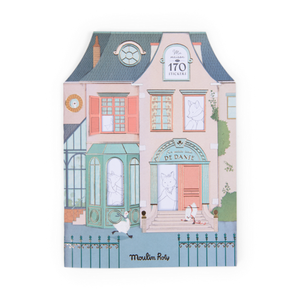 moulin roty coloring book with stickers little school of dance