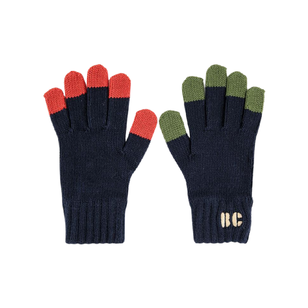 bobo choses bc colored fingers knitted gloves