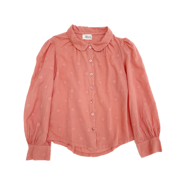 long live the queen blouse peach