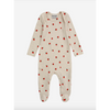 bobo choses tomato baby overall and vichy accessories set off white